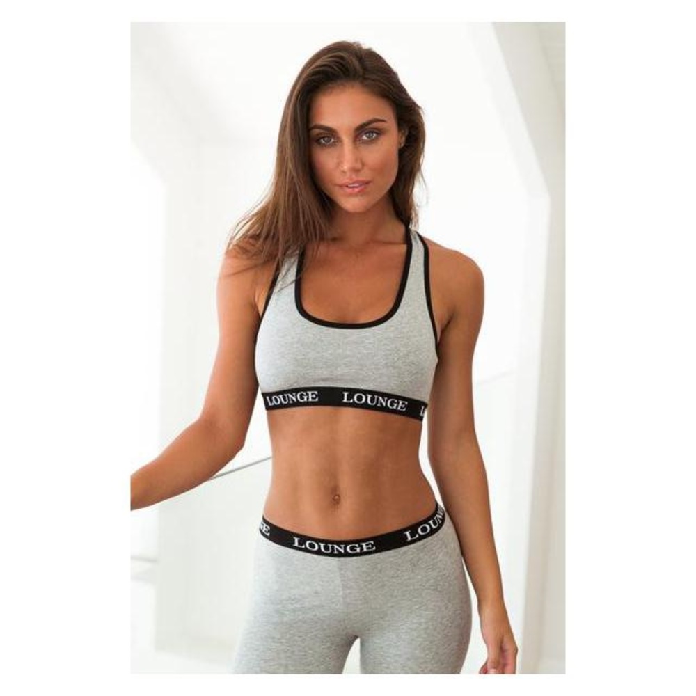 Lounge grey low waisted leggings